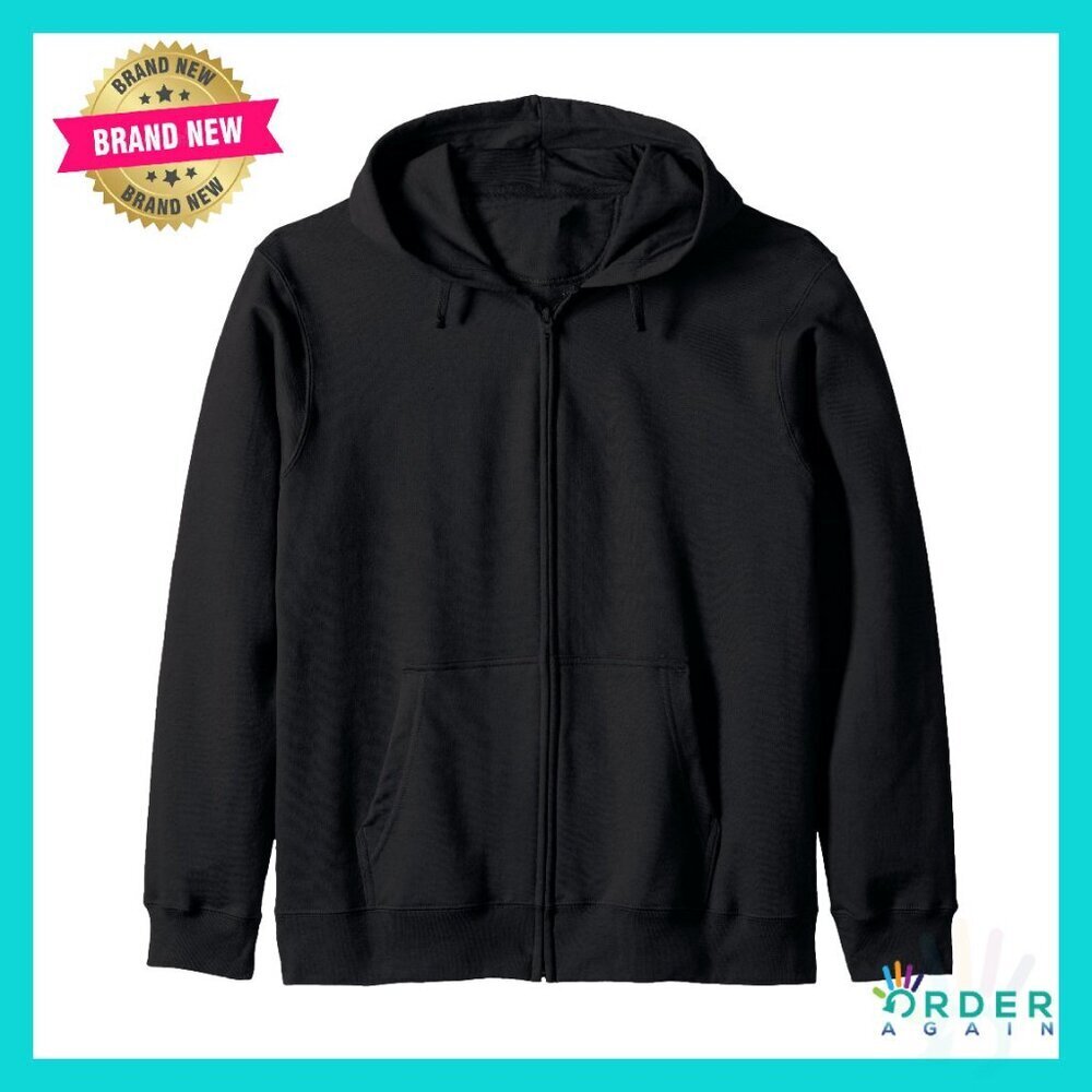 Retro Minimalist Pine Tree Graphic Zip Hoodie Classic Fit Y2K Chic